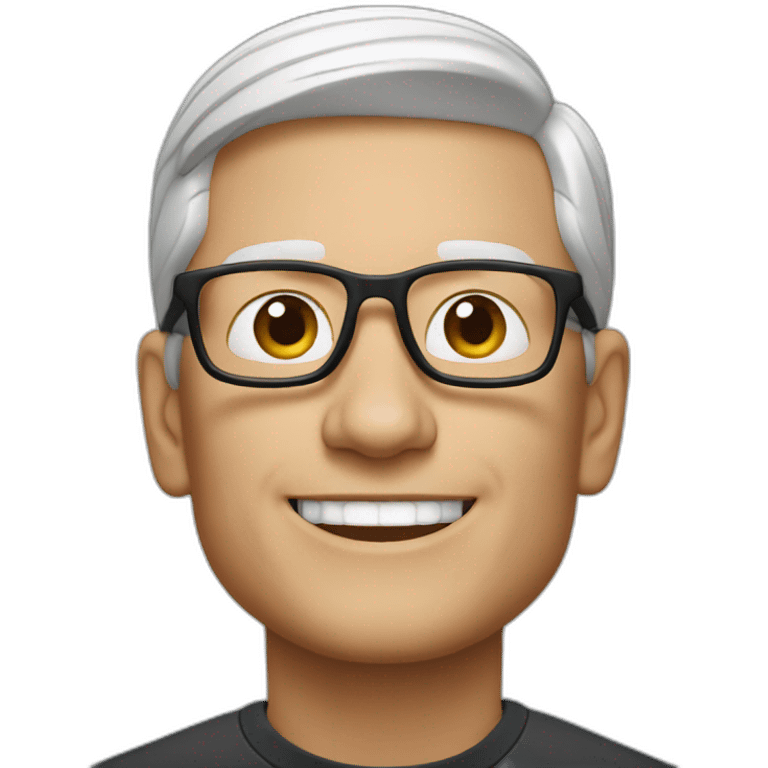 Tim Cook at Apple Park emoji