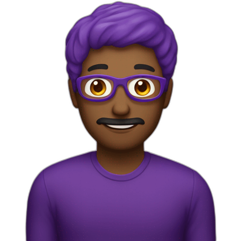 Une main qui secoue une aubergine emoji