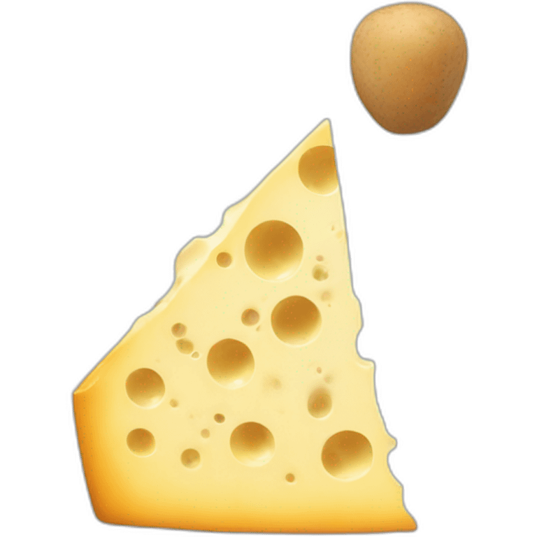 Cheese of man emoji