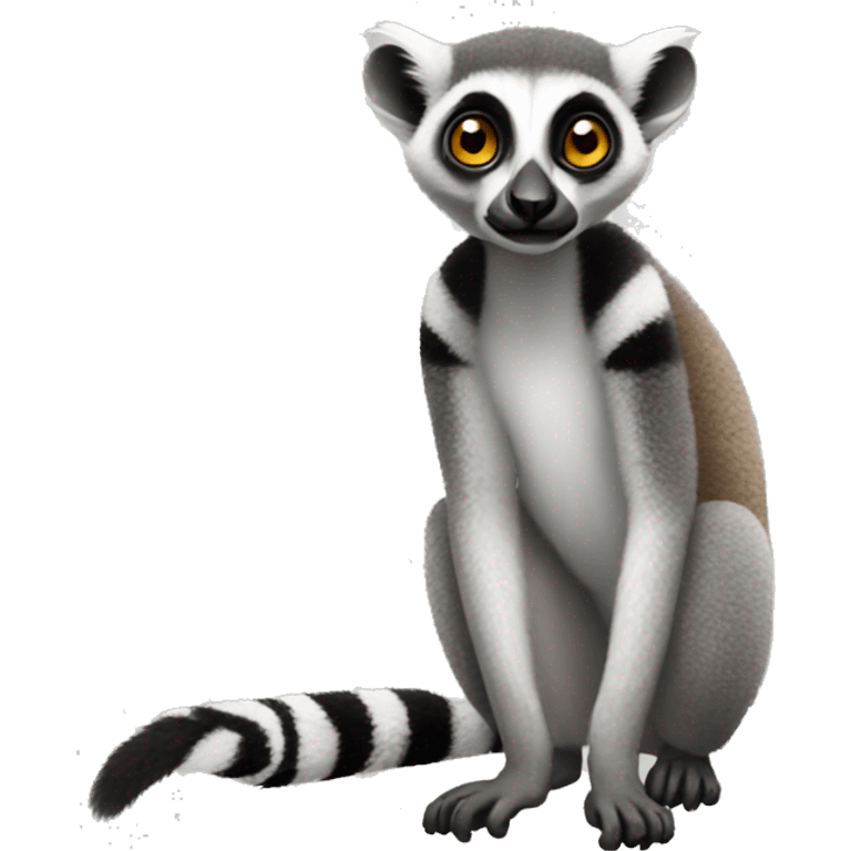 lemur full body emoji