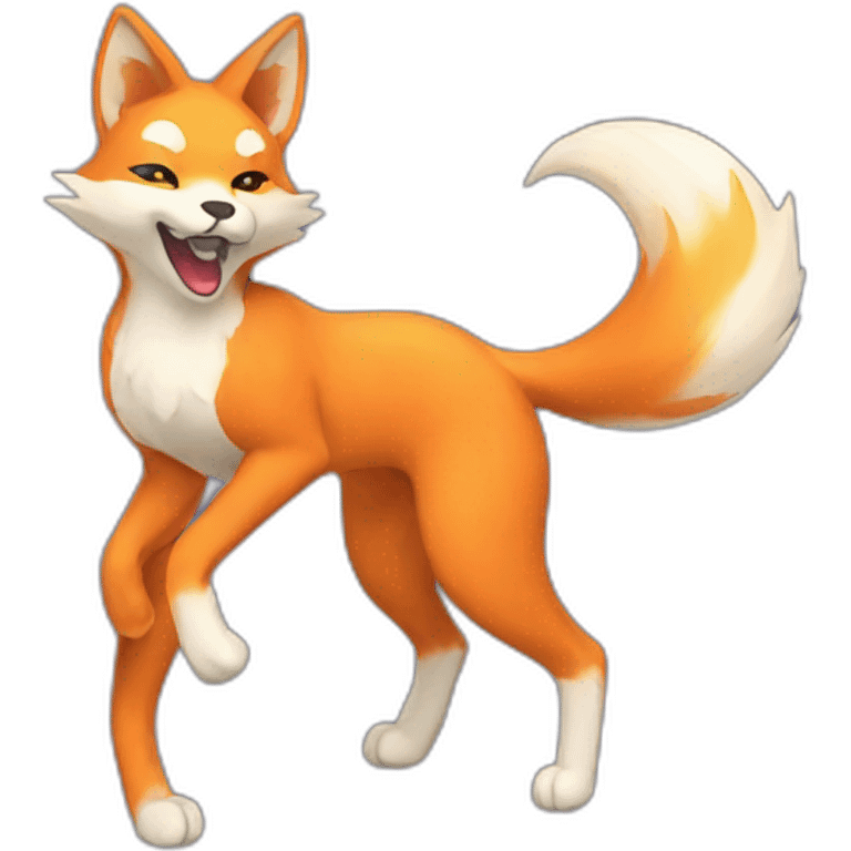 dance Kitsune  emoji