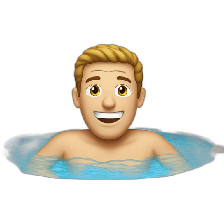 Dale Winton drowning man in swimming pool emoji