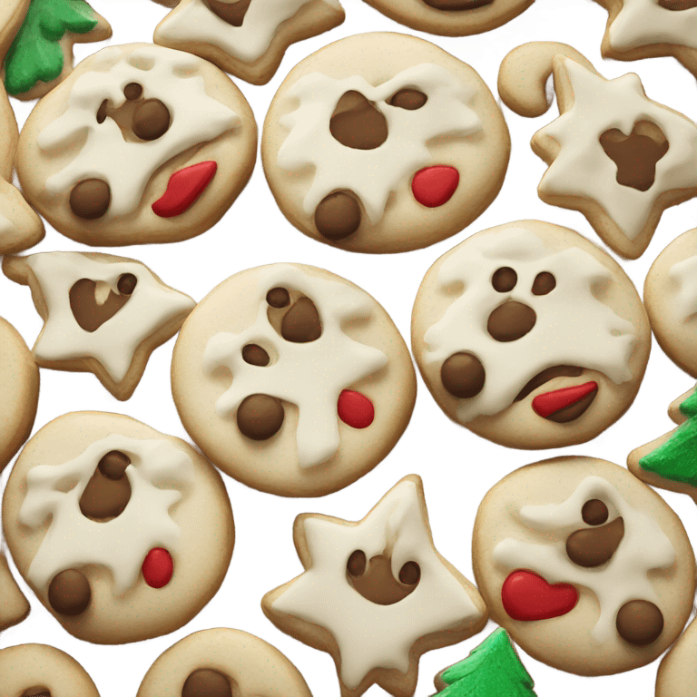 Christmas cookie emoji