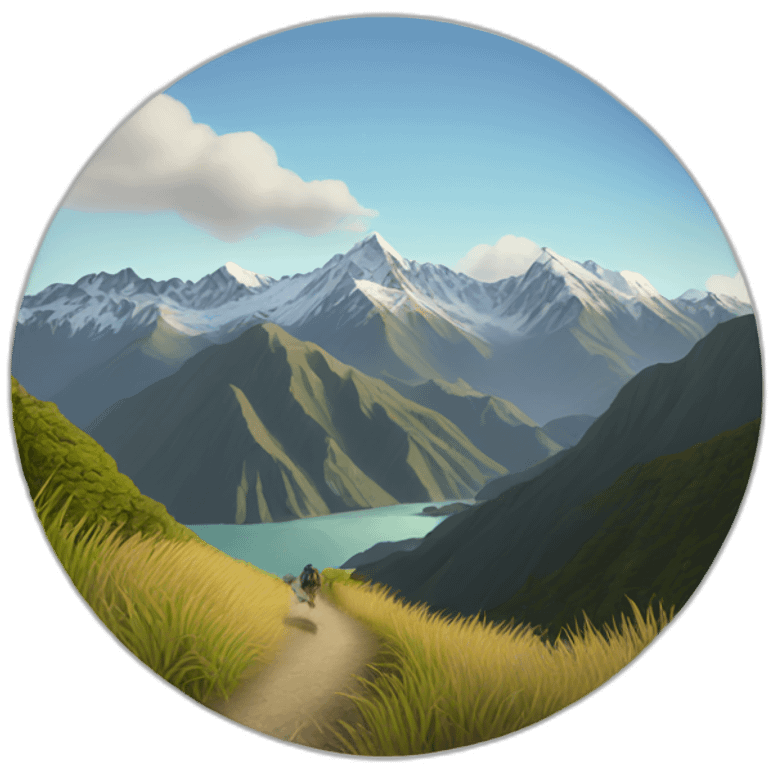 hike new zealand emoji