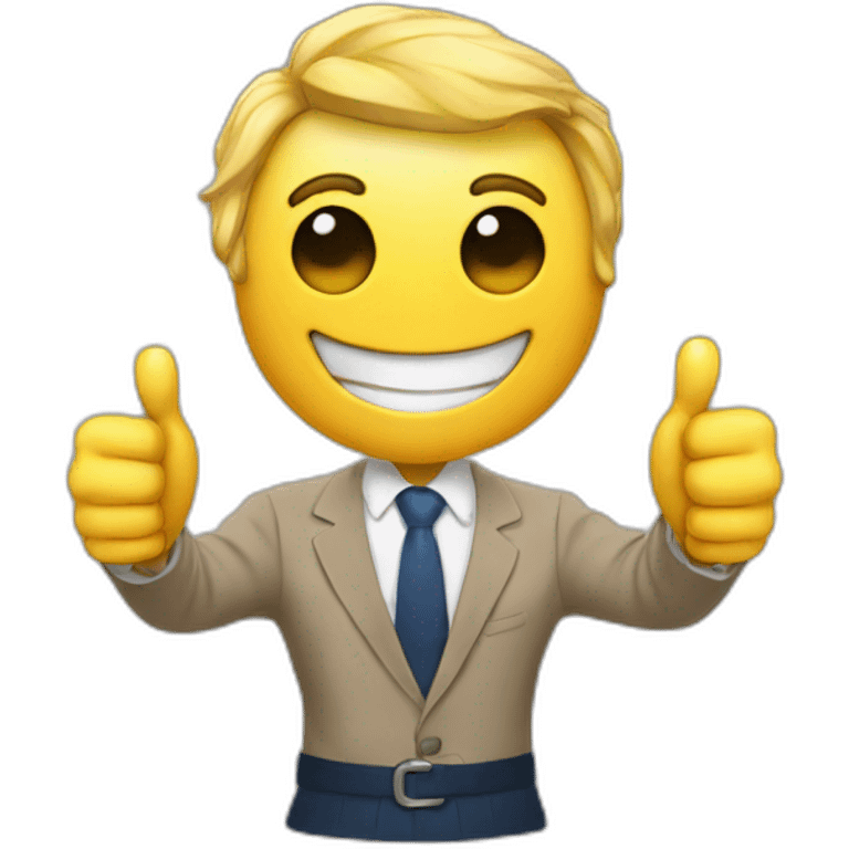 Anchor with two thumbs up emoji