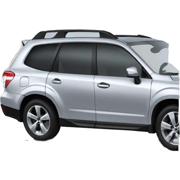 Silver subaru forester emoji