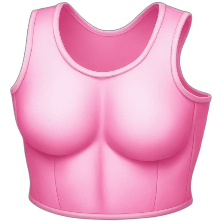 Pink chest piece emoji