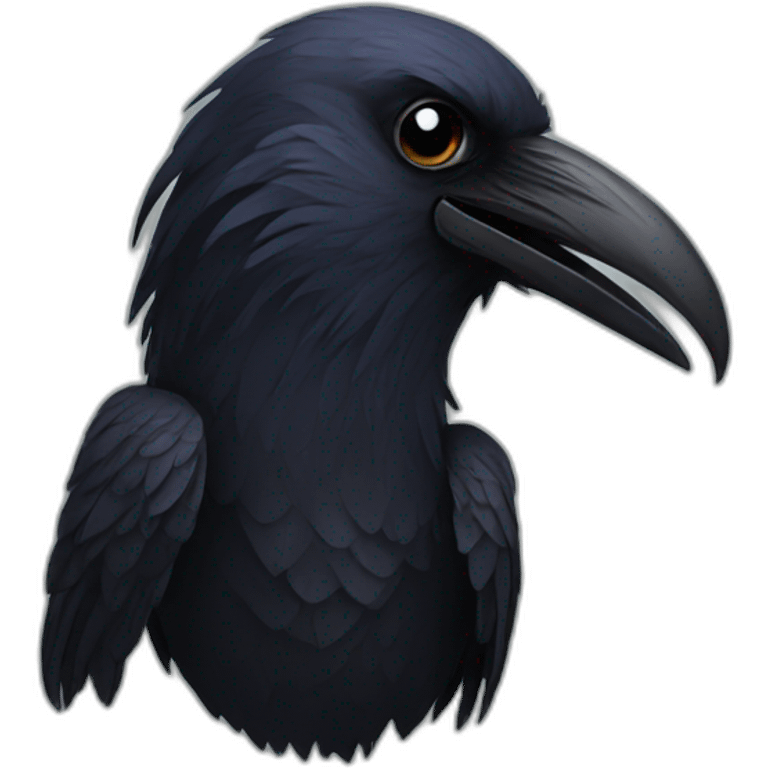 Black Raven emoji