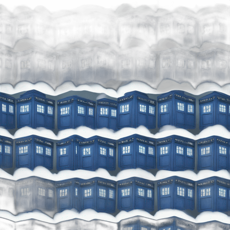 blue tardis emoji