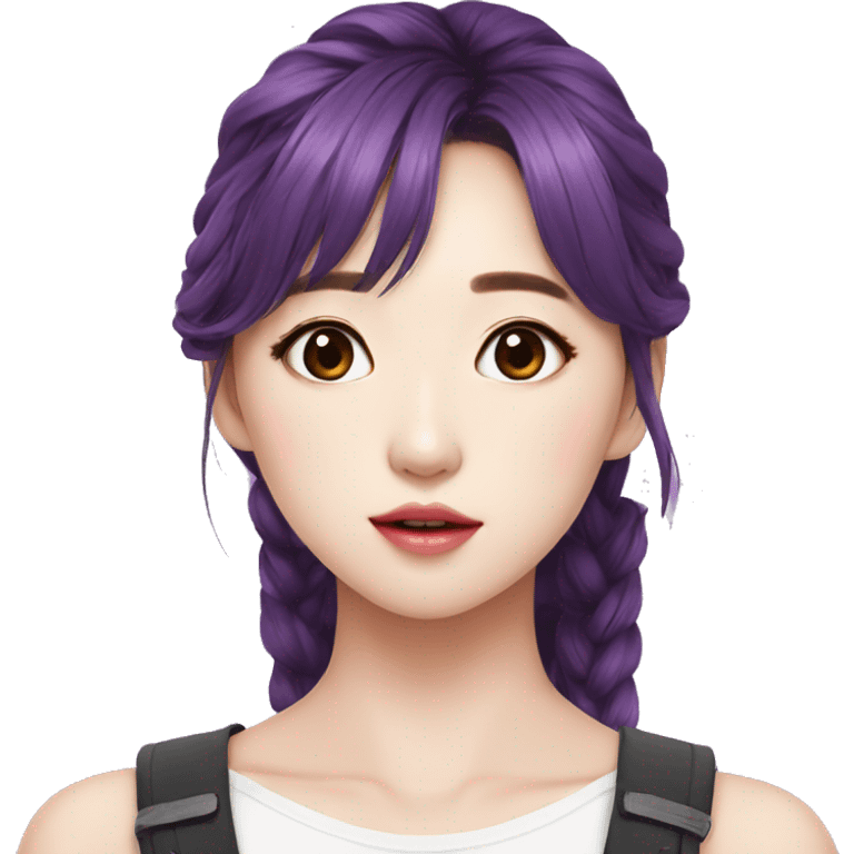 park jieun purple kiss emoji