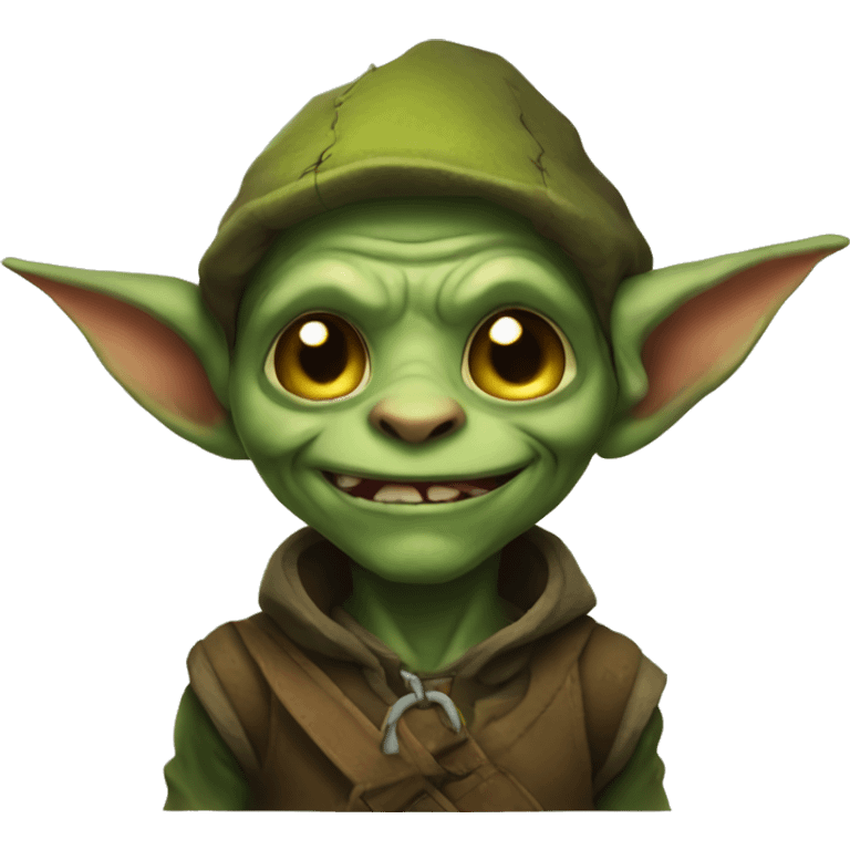 Cute goblin emoji