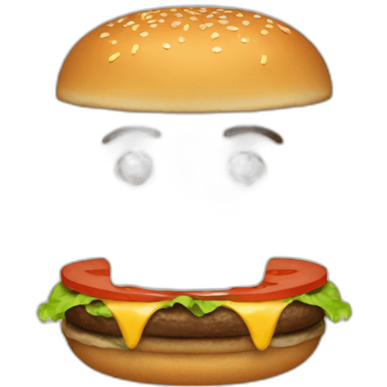 kanye hamburger emoji