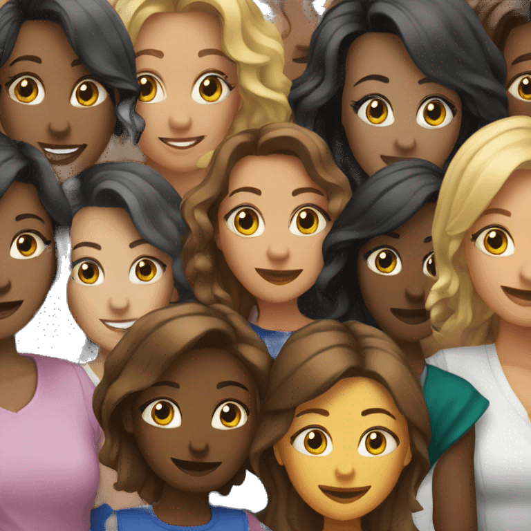 Reunião de mulheres  emoji