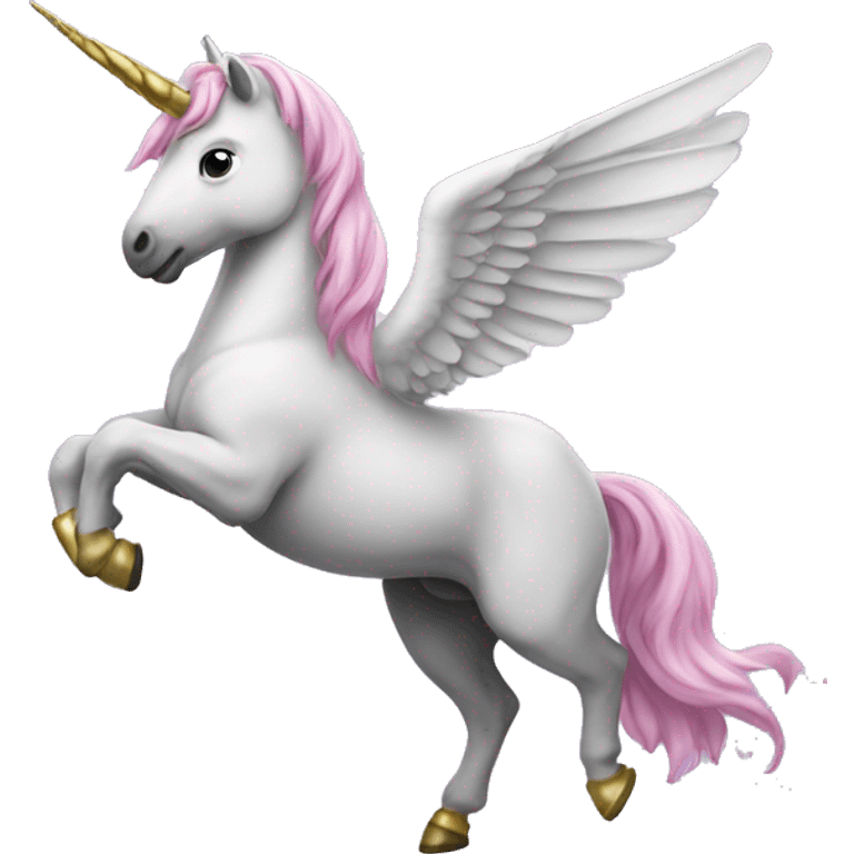 Winged unicorn emoji