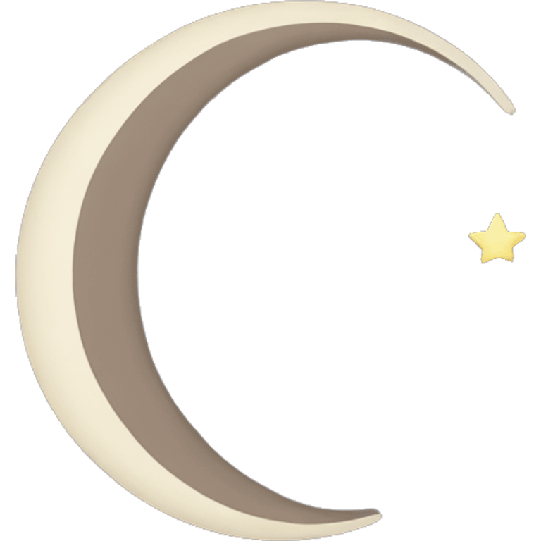 Crescent moon emoji