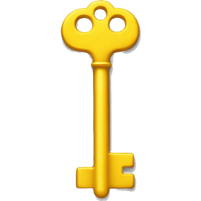 The key is yellow emoji