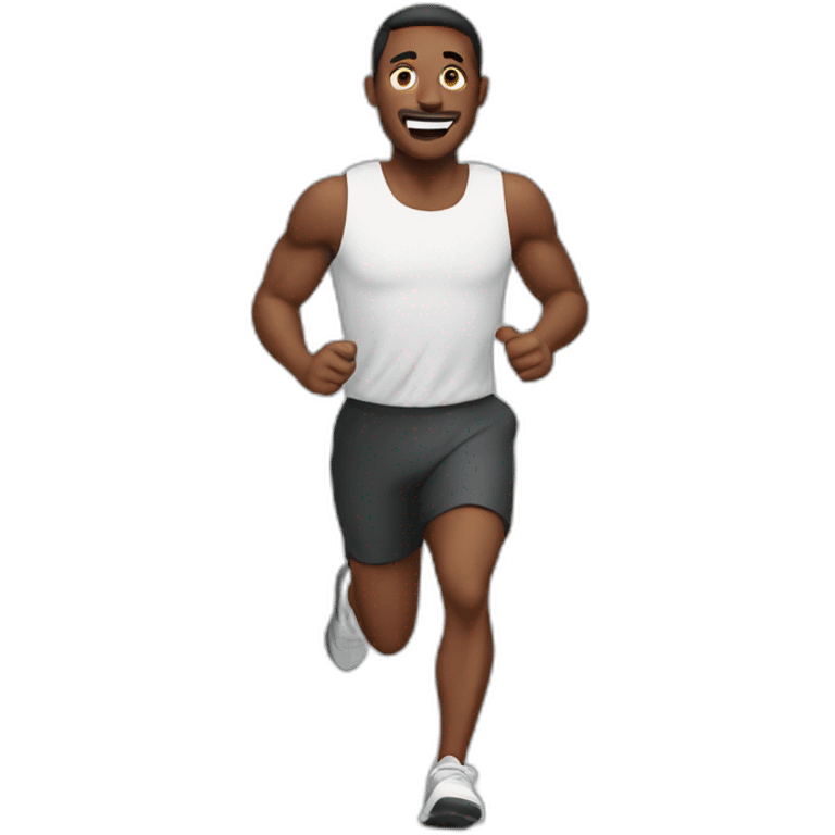 Man running emoji