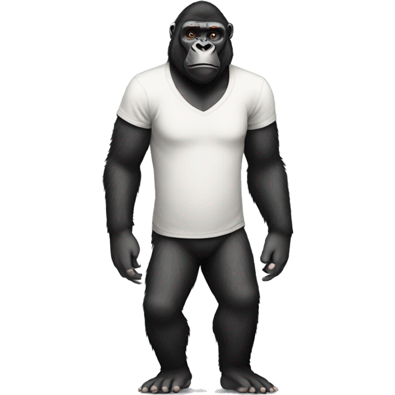 gorilla with no legs pixelated emoji