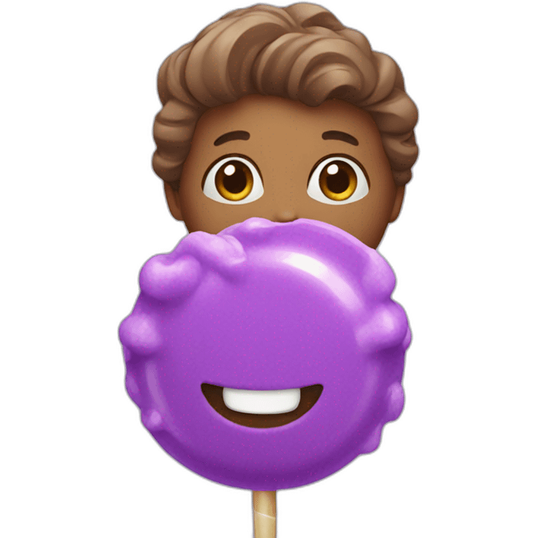 purple candy emoji