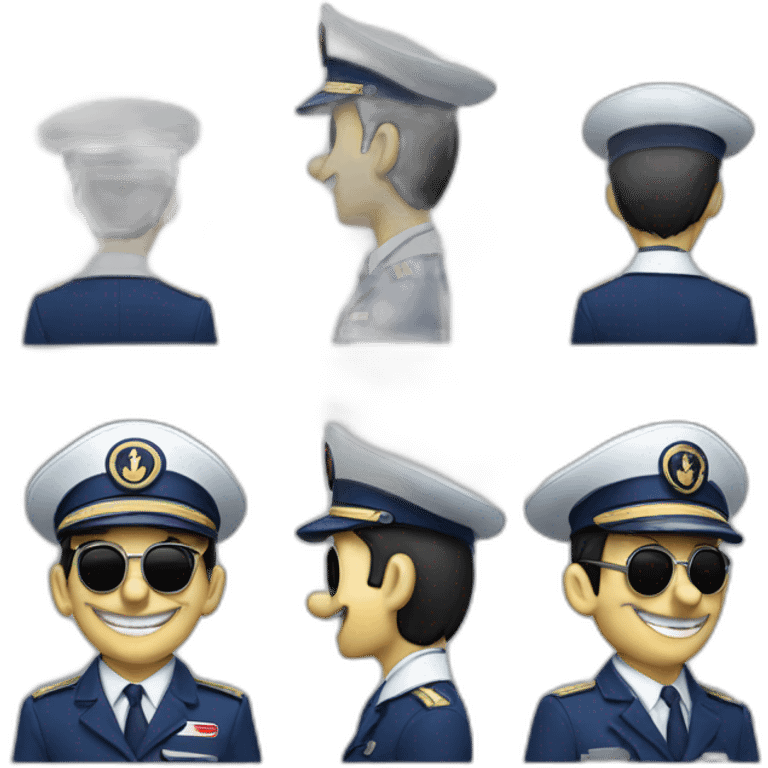 Mickey mouse pilot air france emoji