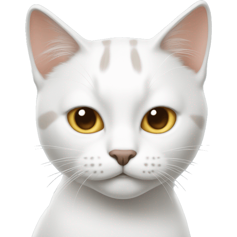 Gato blanca  emoji