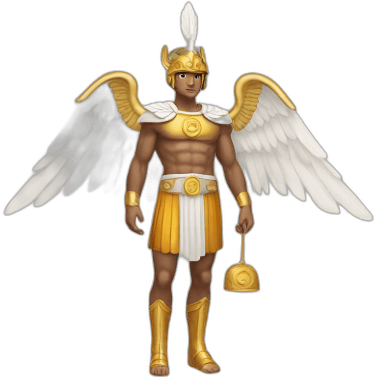 god Hermes mythologic  with helmet wings emoji