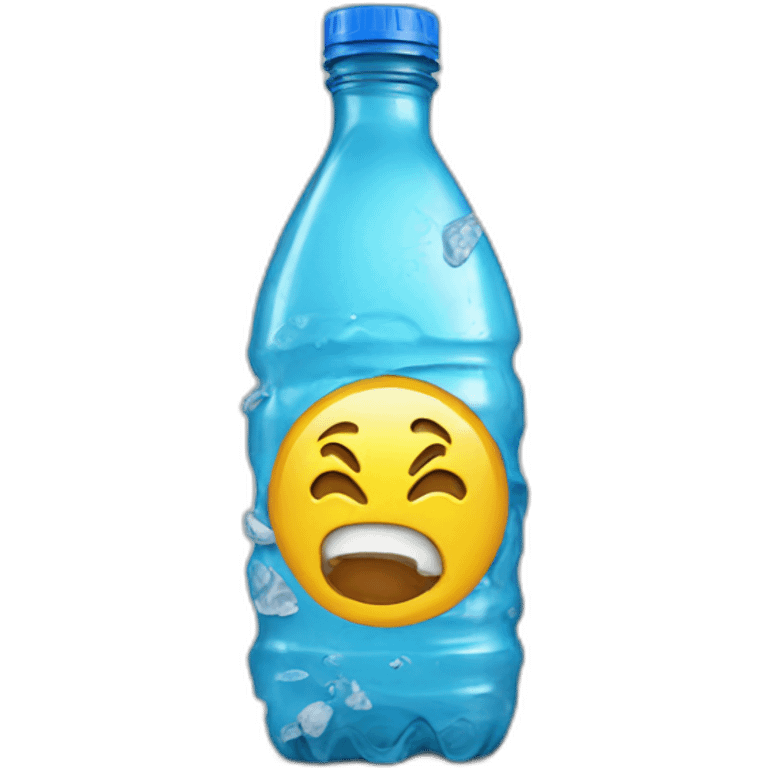 destroyed plastic bottle emoji