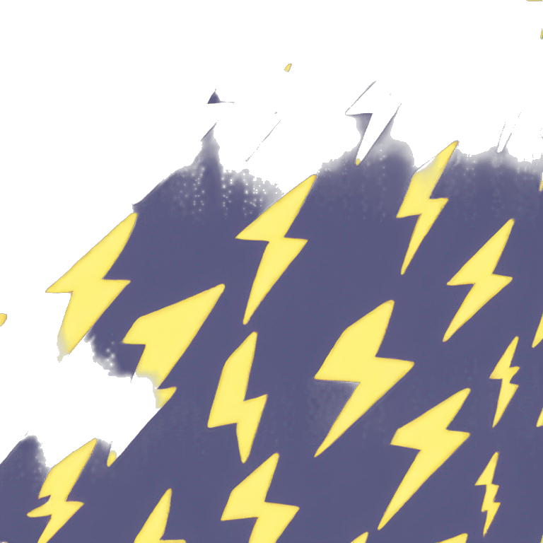 lightning emoji