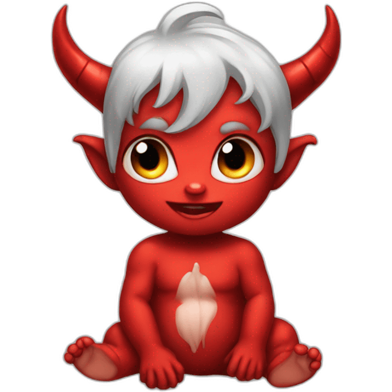 Baby devil emoji