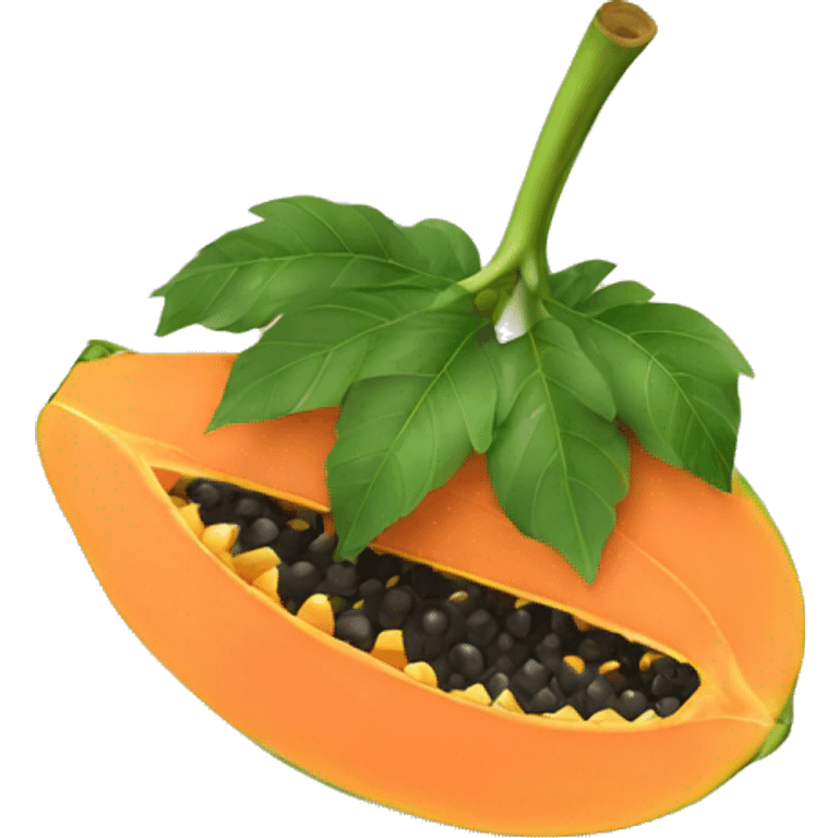 Papaya fruit emoji