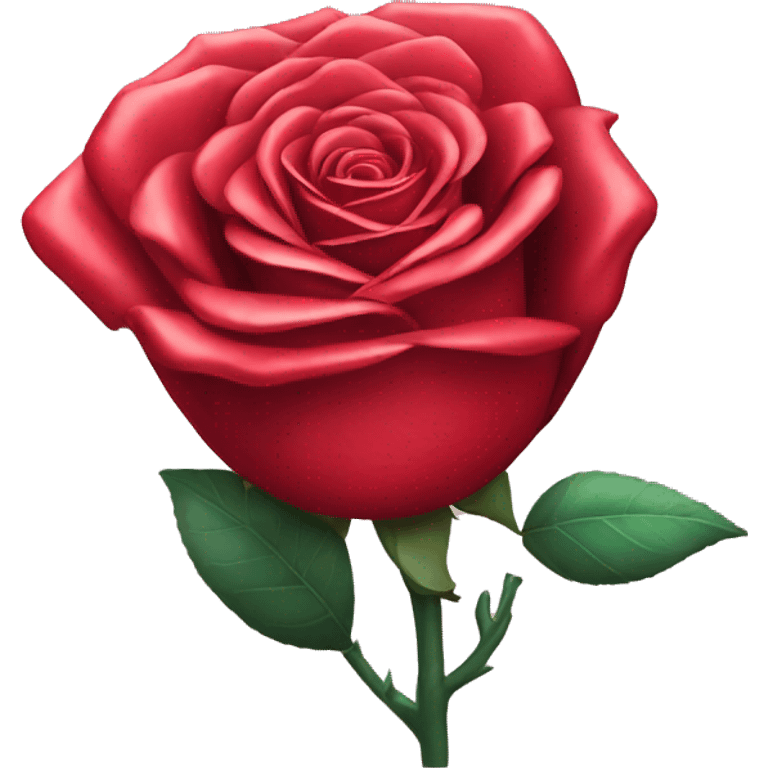 Diamond red rose  emoji