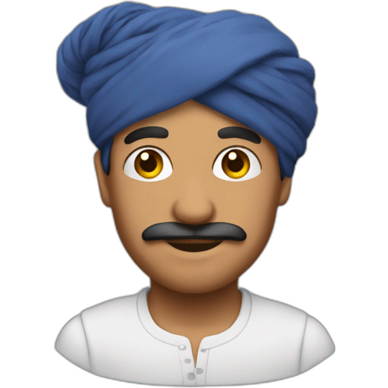 handsome turban man  emoji