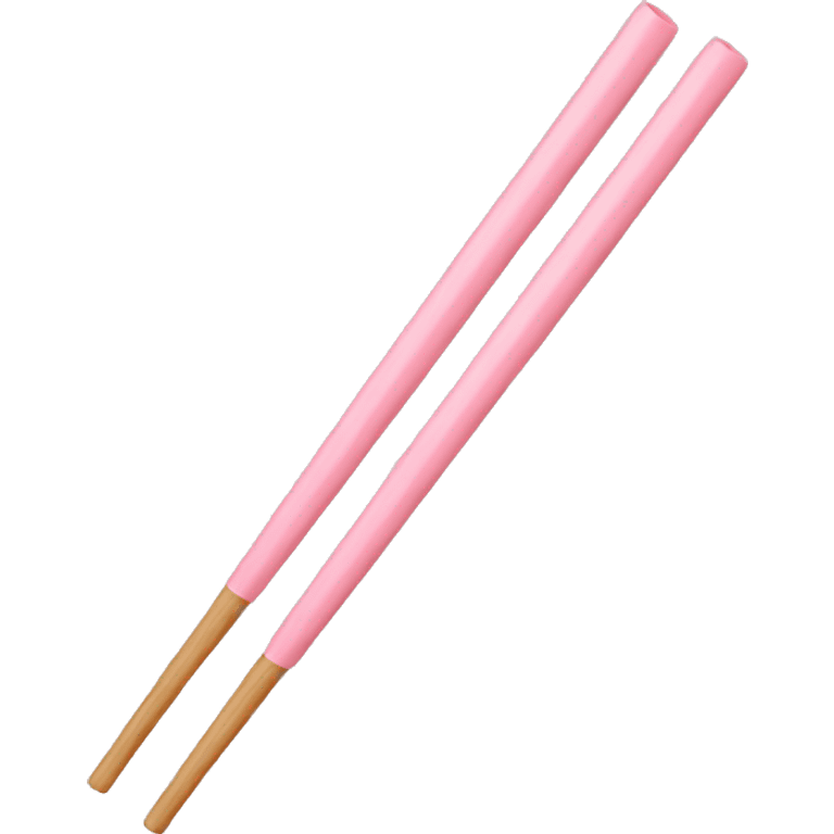 Light pink chopsticks  emoji