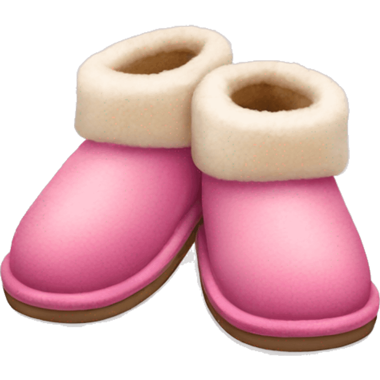 Pink Ugg slippers emoji