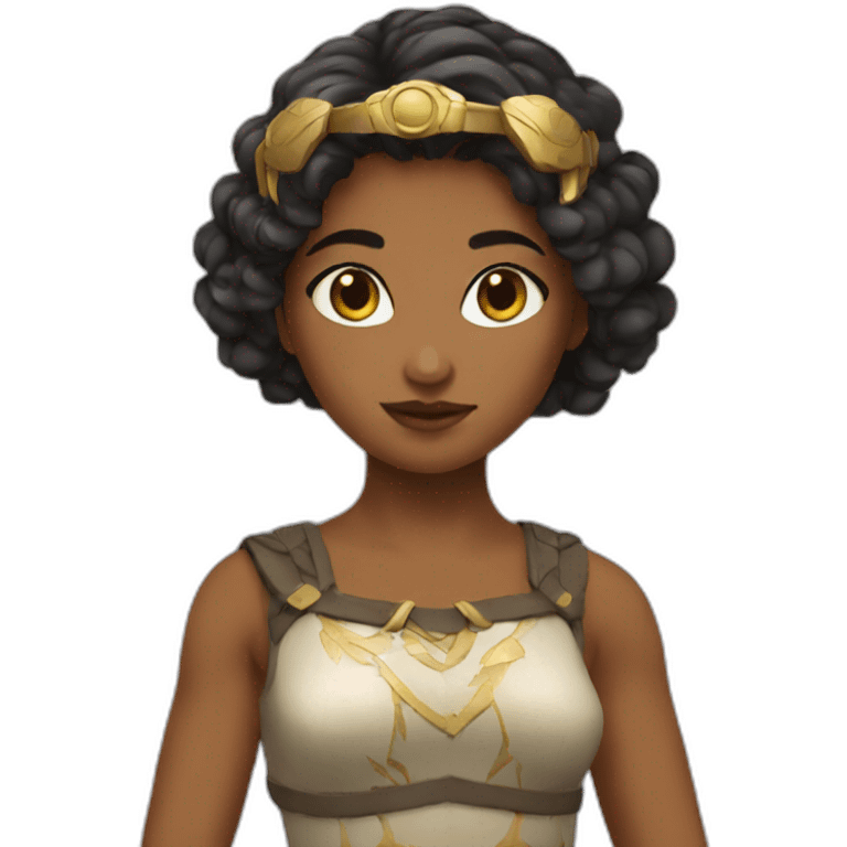 Artemis as a girl emoji