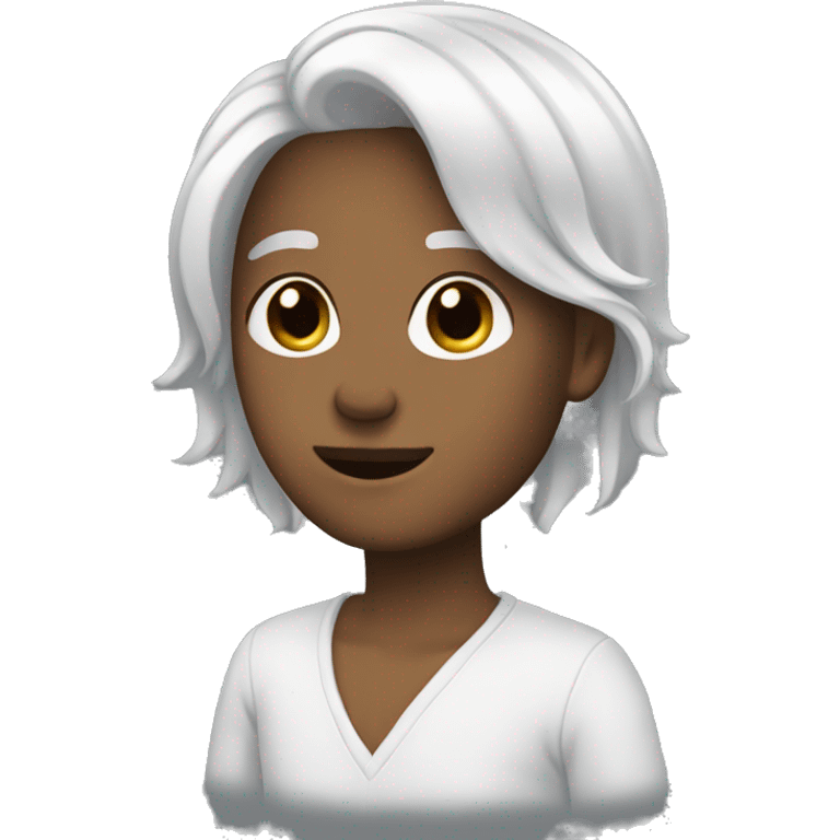 give me the white color hair person emoji