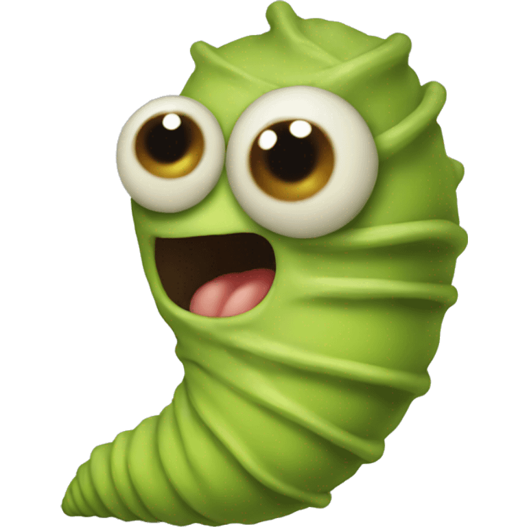 The larva emoji