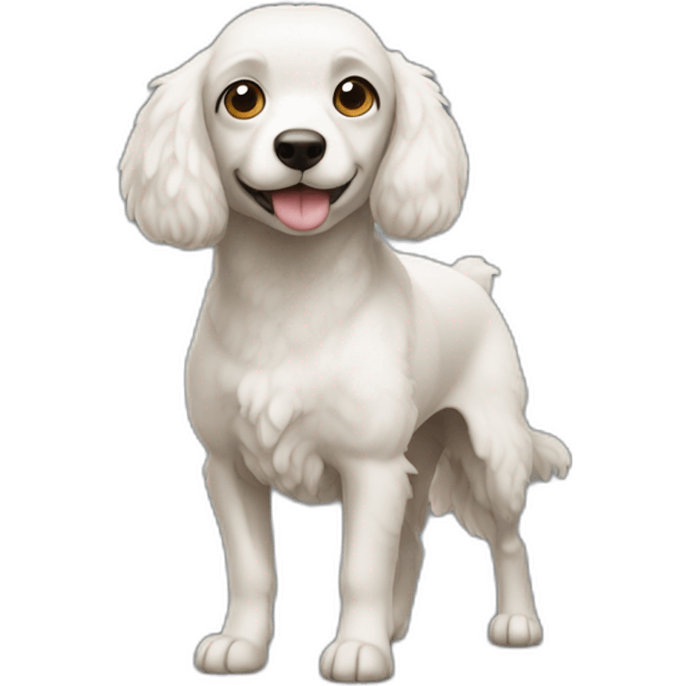 Chien mouton emoji