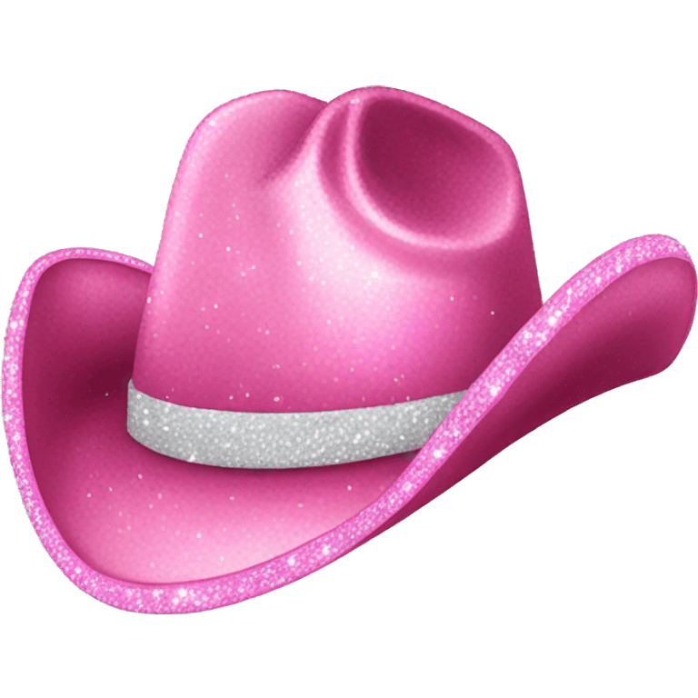 pink sparkly cowboy hat emoji