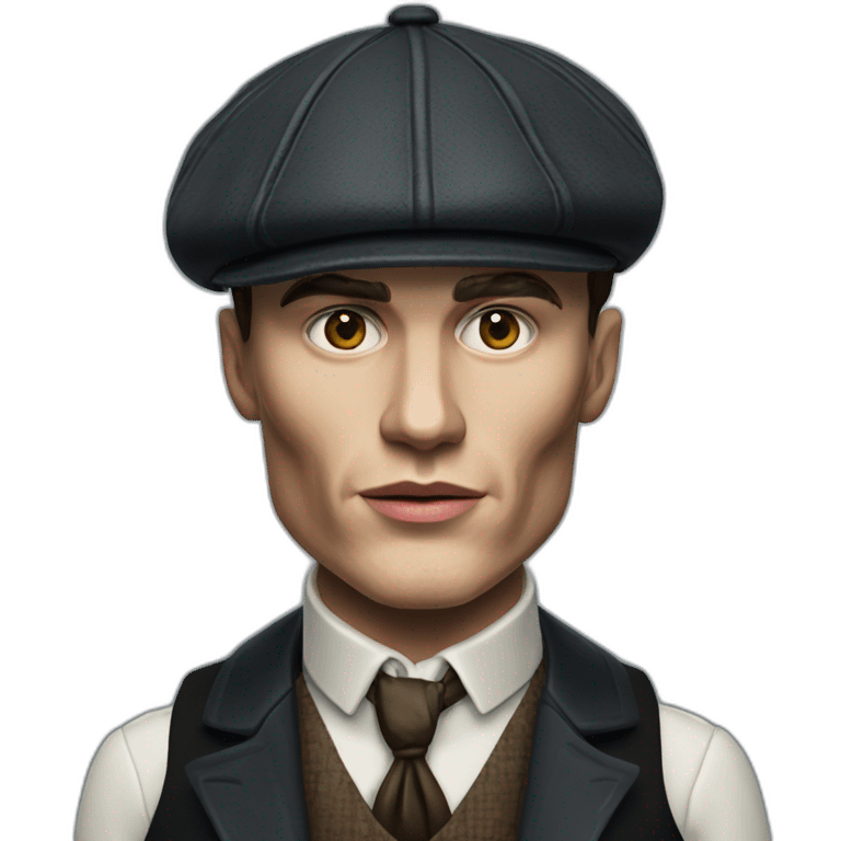 Tommy shelby peaky blinders drinking whisky realistic emoji