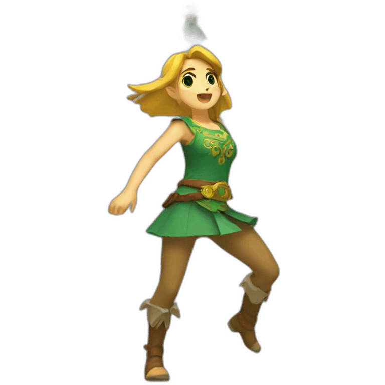 zelda dancing the macarena emoji