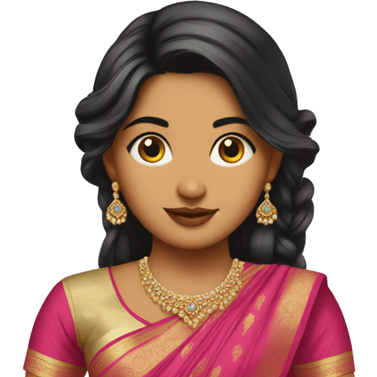 Desi indian saree girl  emoji