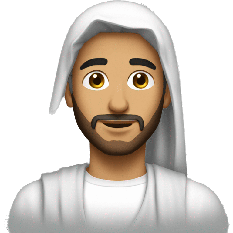 I want a picture of an Arab young man  emoji