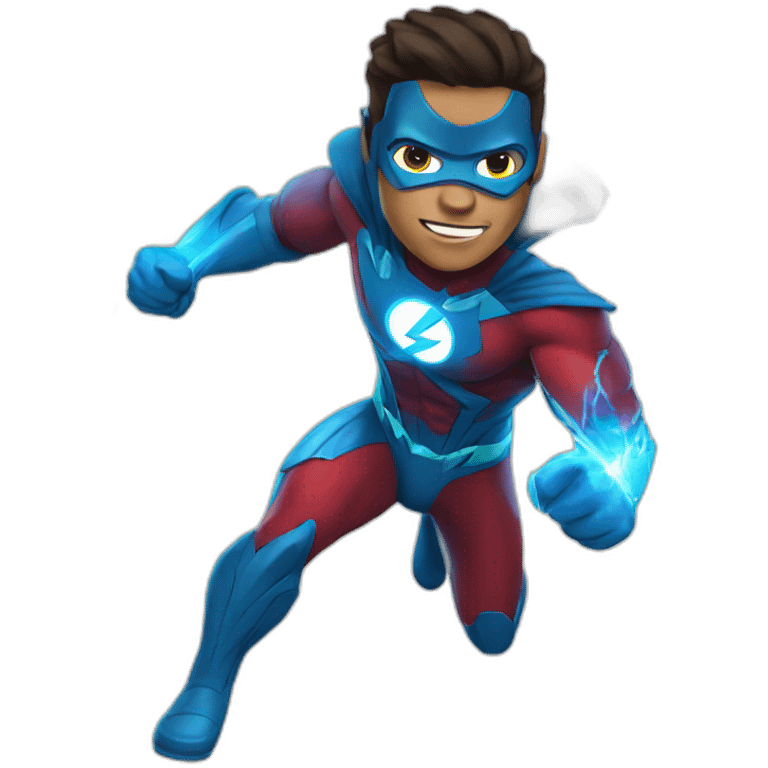 flash superhero emoji