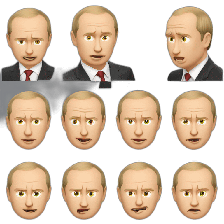 Vladimir Putin drunk emoji