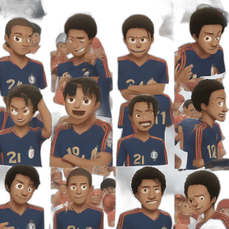 Mbappé est luffy emoji