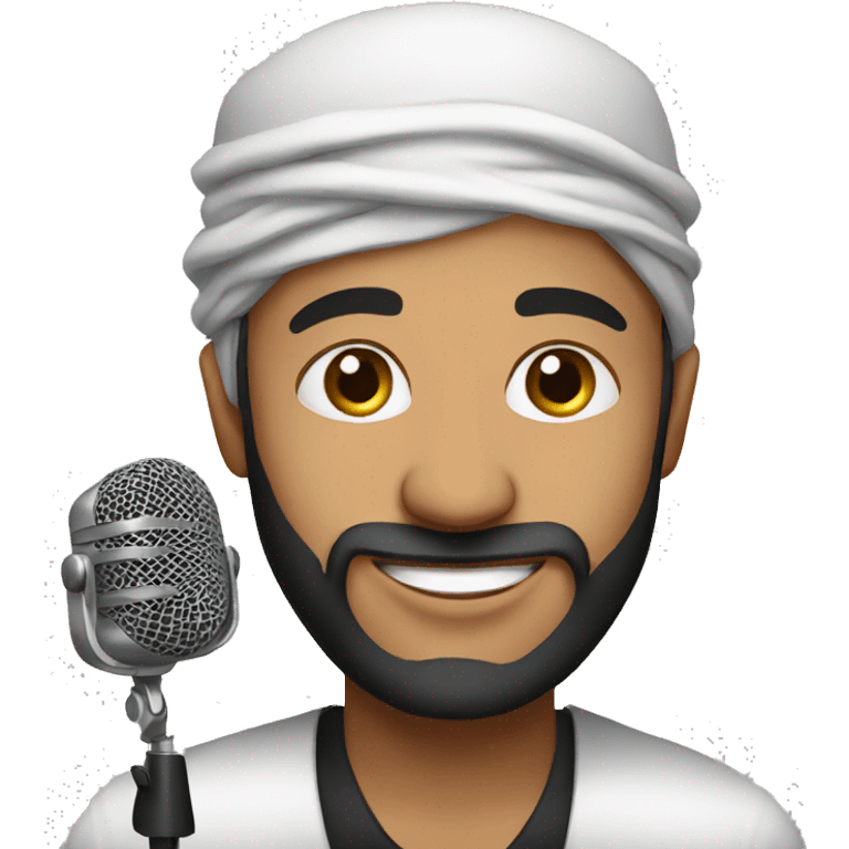 Muslim singer man emoji