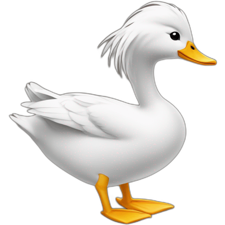 Canard qui danse emoji