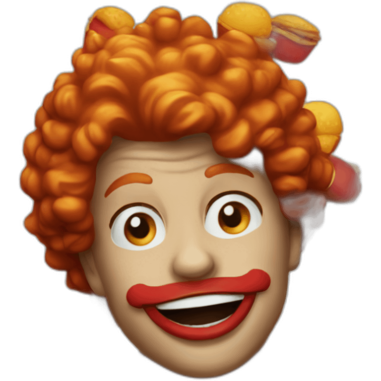 Ronald McDonald emoji