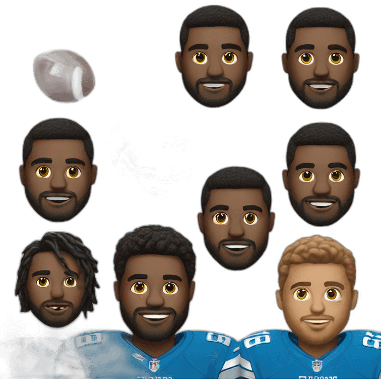 detroit lions super bowl emoji